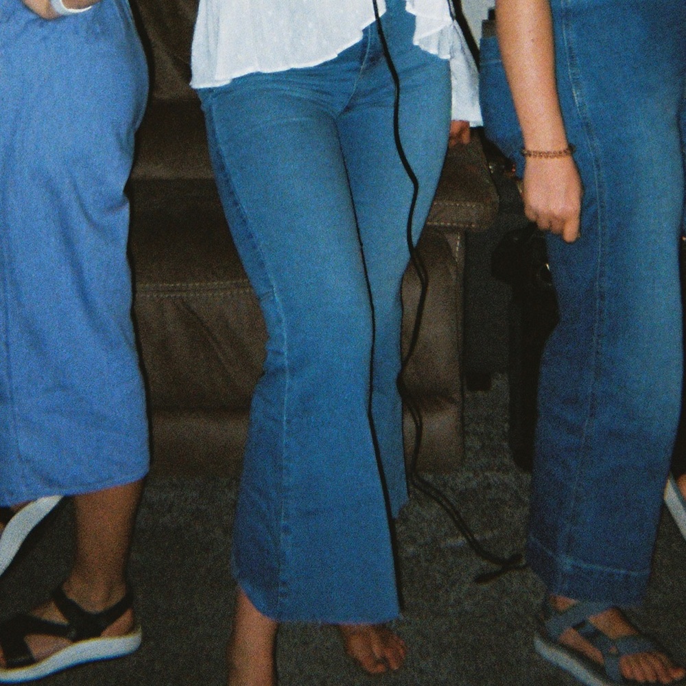 Free People Cropped Flare Jean